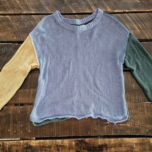 Colorblock Knit Sweater